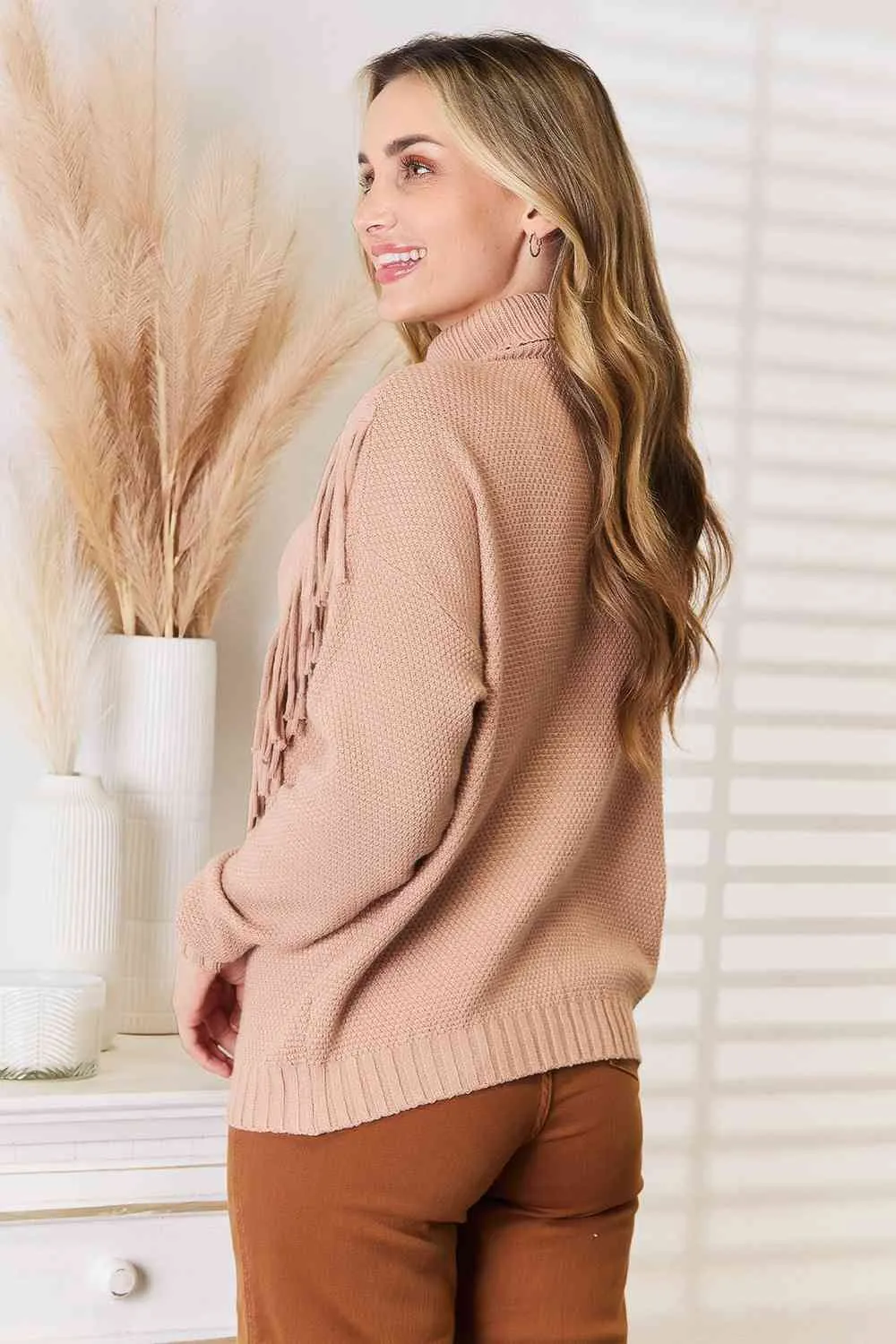 The Ainsley Fringe Sweater