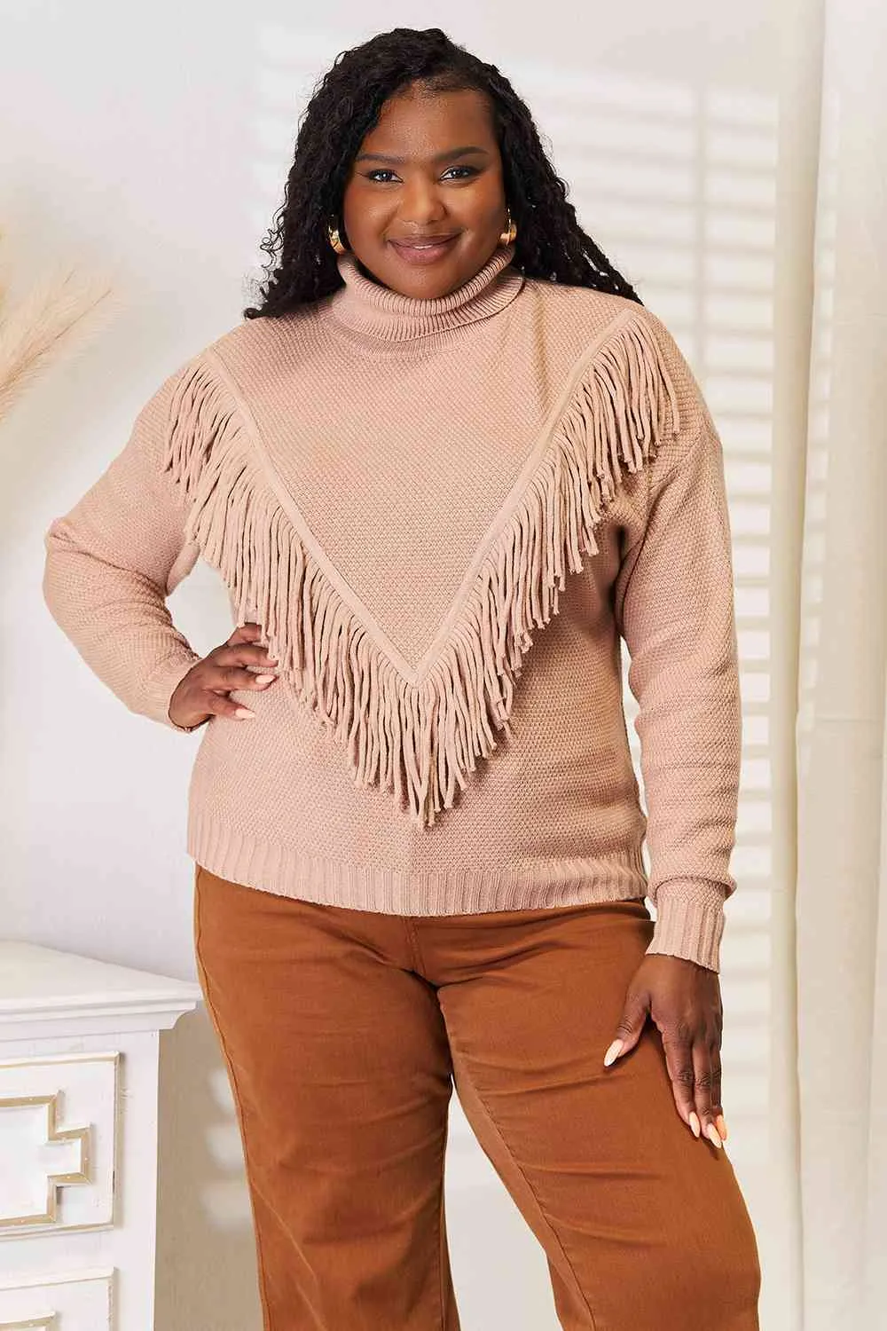 The Ainsley Fringe Sweater
