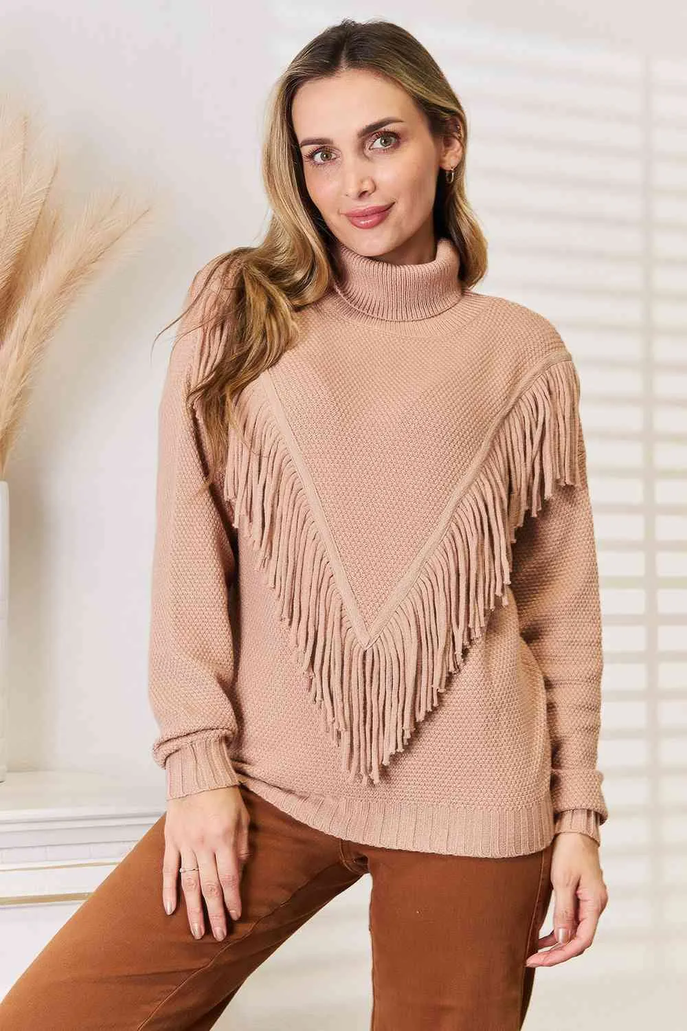 The Ainsley Fringe Sweater