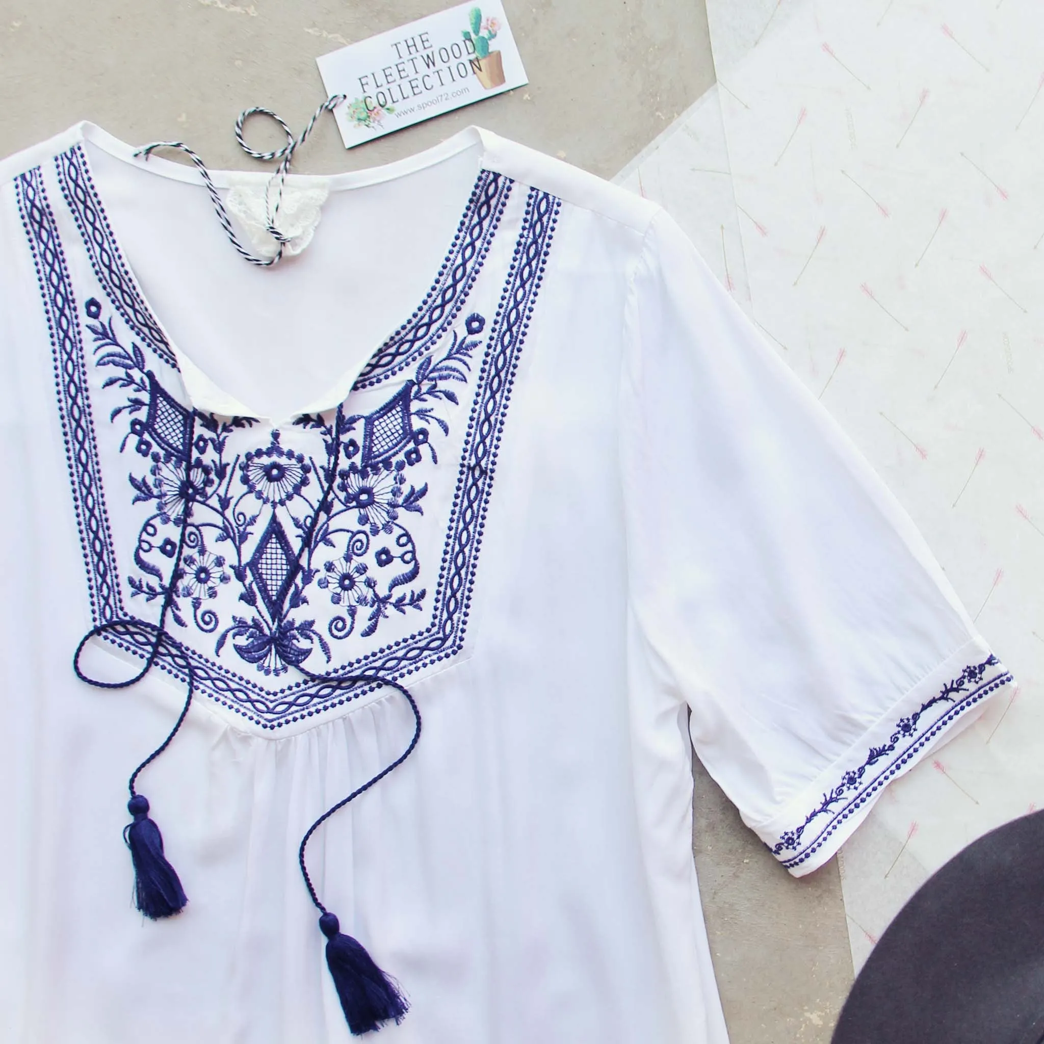 The Roe Embroidered Tunic (wholesale)