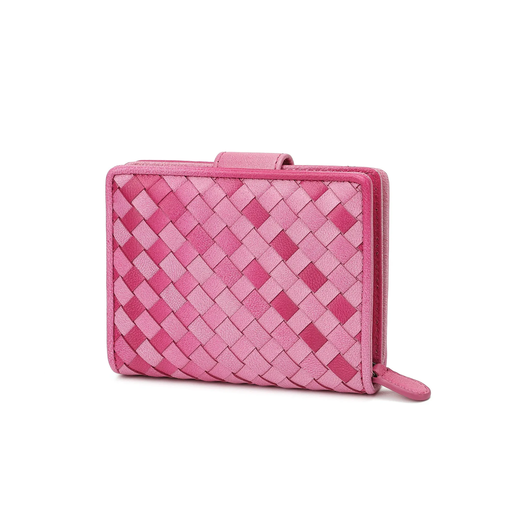 Tiffany & Fred Woven Leather Wallet