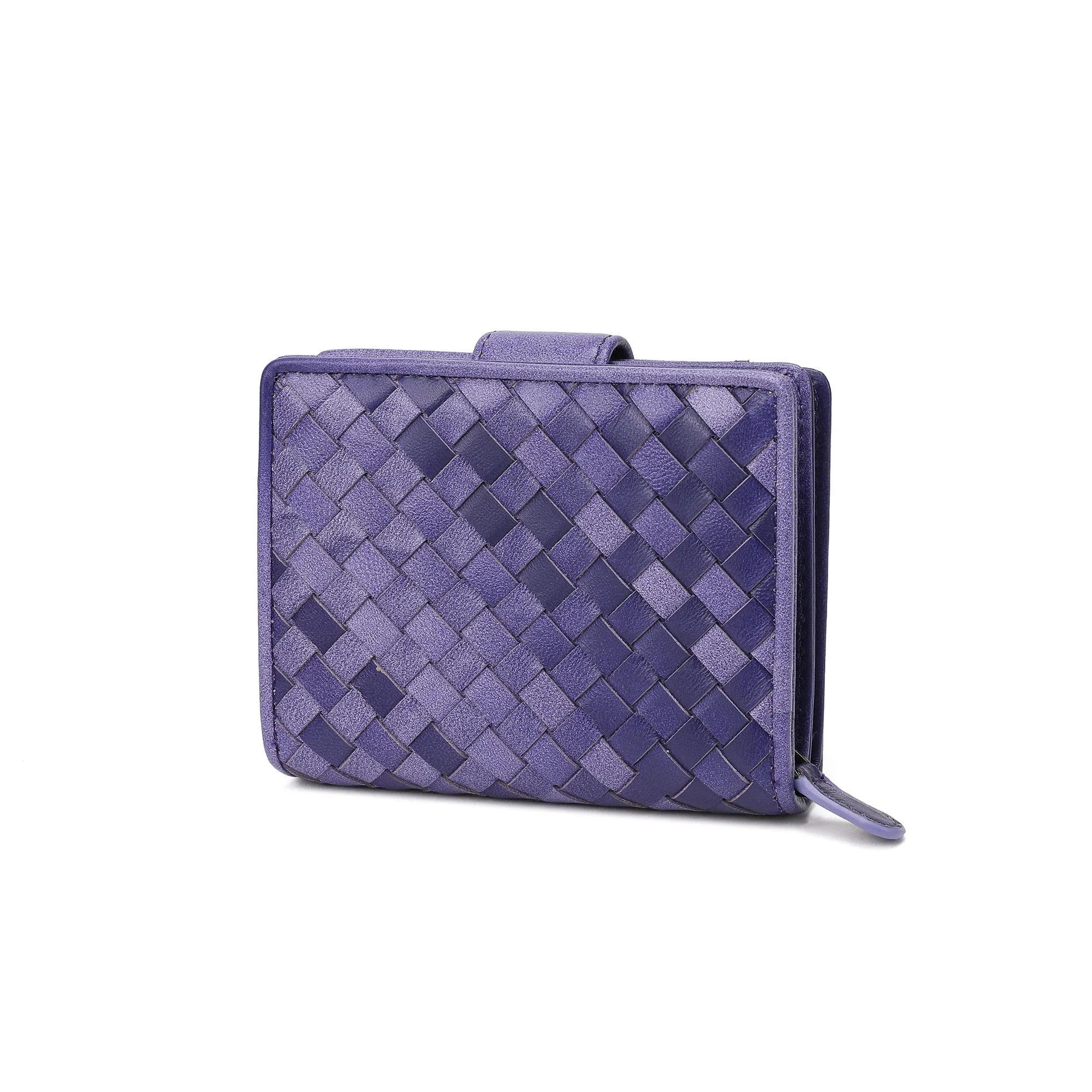 Tiffany & Fred Woven Leather Wallet