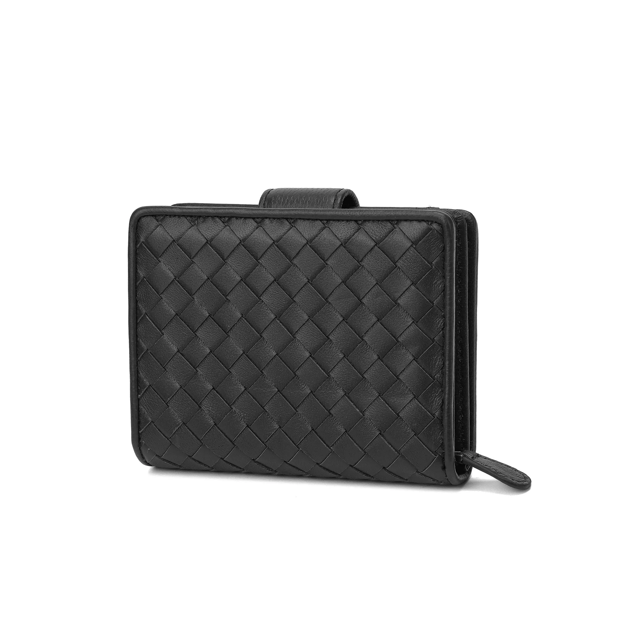 Tiffany & Fred Woven Leather Wallet