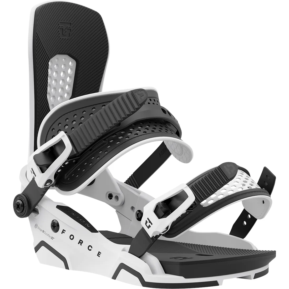 Union Force Snowboard Bindings Mens White