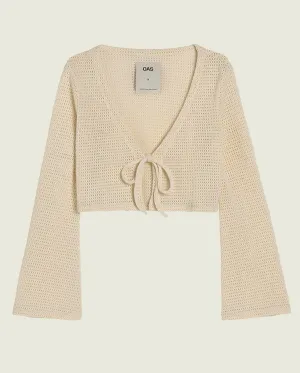 Vacay Net Top ECRU