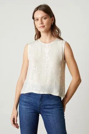 Velvet - Maison Tank Top in Cream