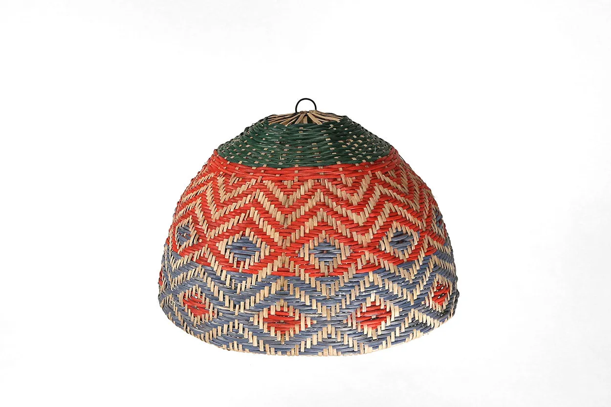 Vibrant Woven Lampshades