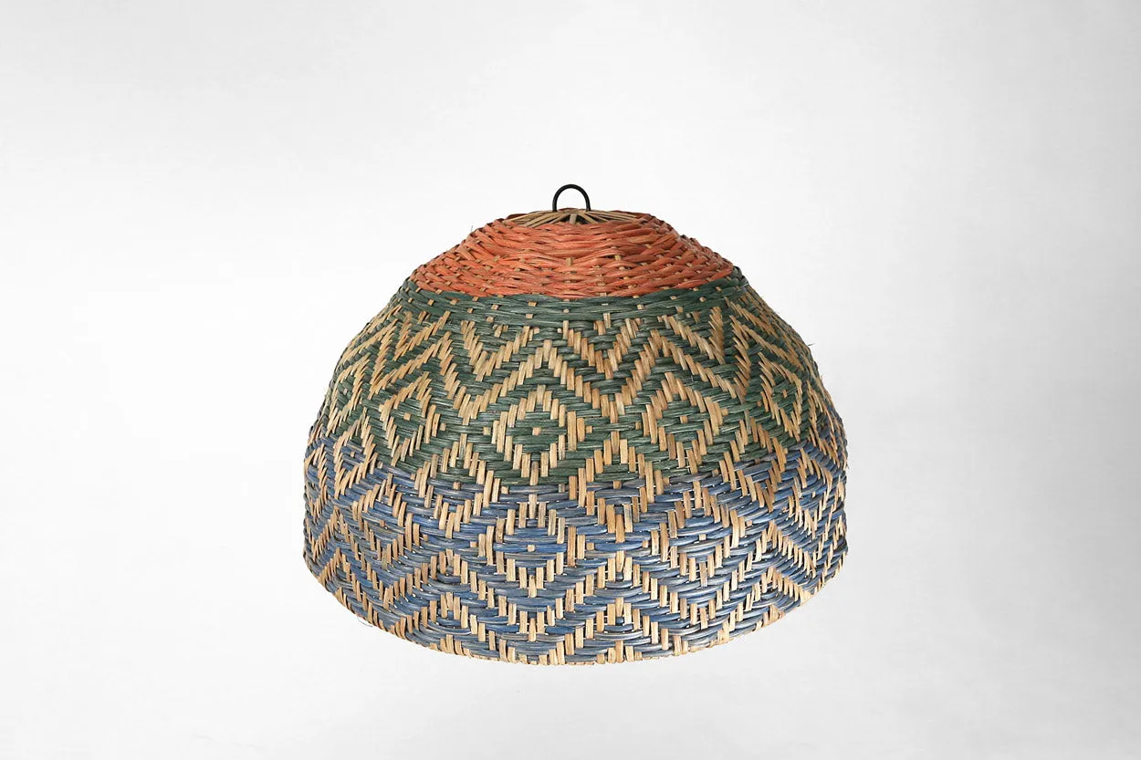 Vibrant Woven Lampshades
