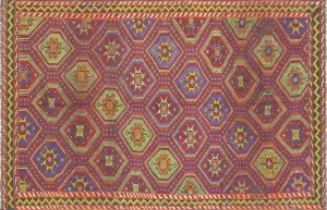 Vintage Turkish Kilim - 5'11" x 9'2"