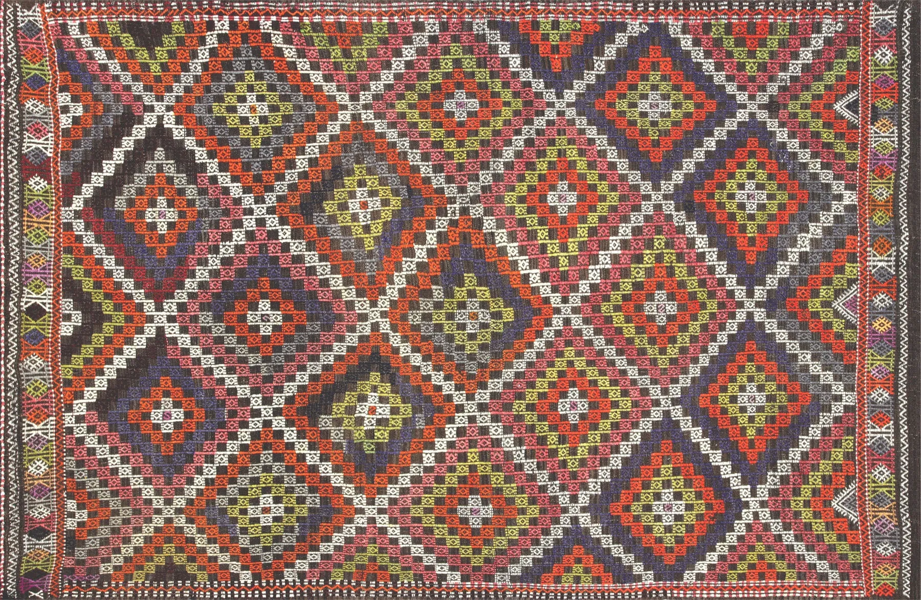 Vintage Turkish Kilim - 5'9" x 8'10"