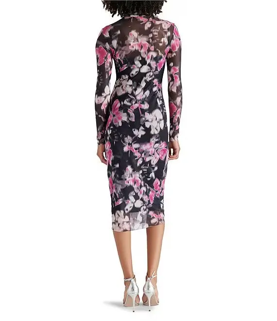 VIVIENNE DRESS - BLACK MULTI