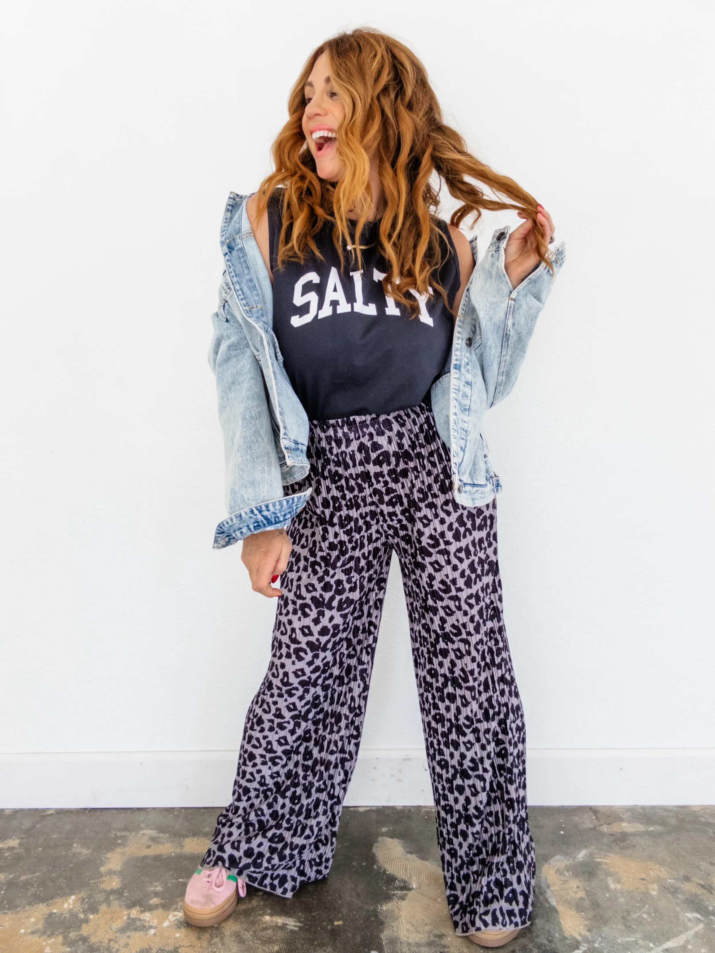 Wildly Chic Crinkle Pants