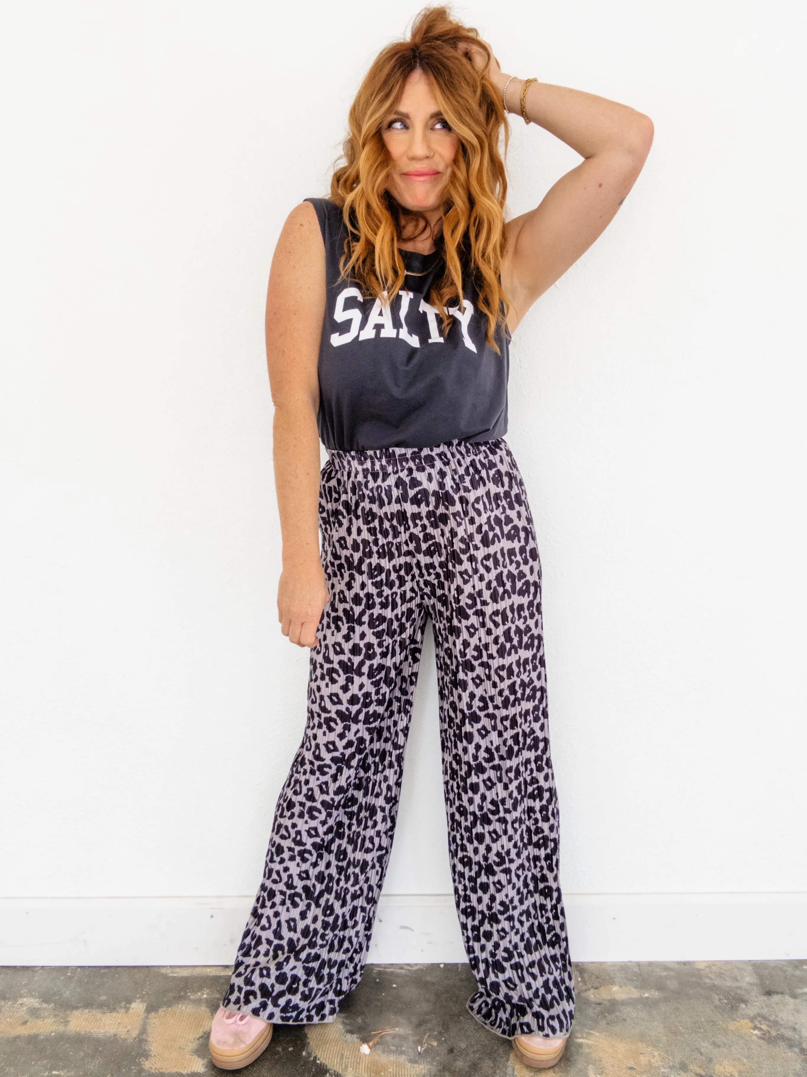 Wildly Chic Crinkle Pants