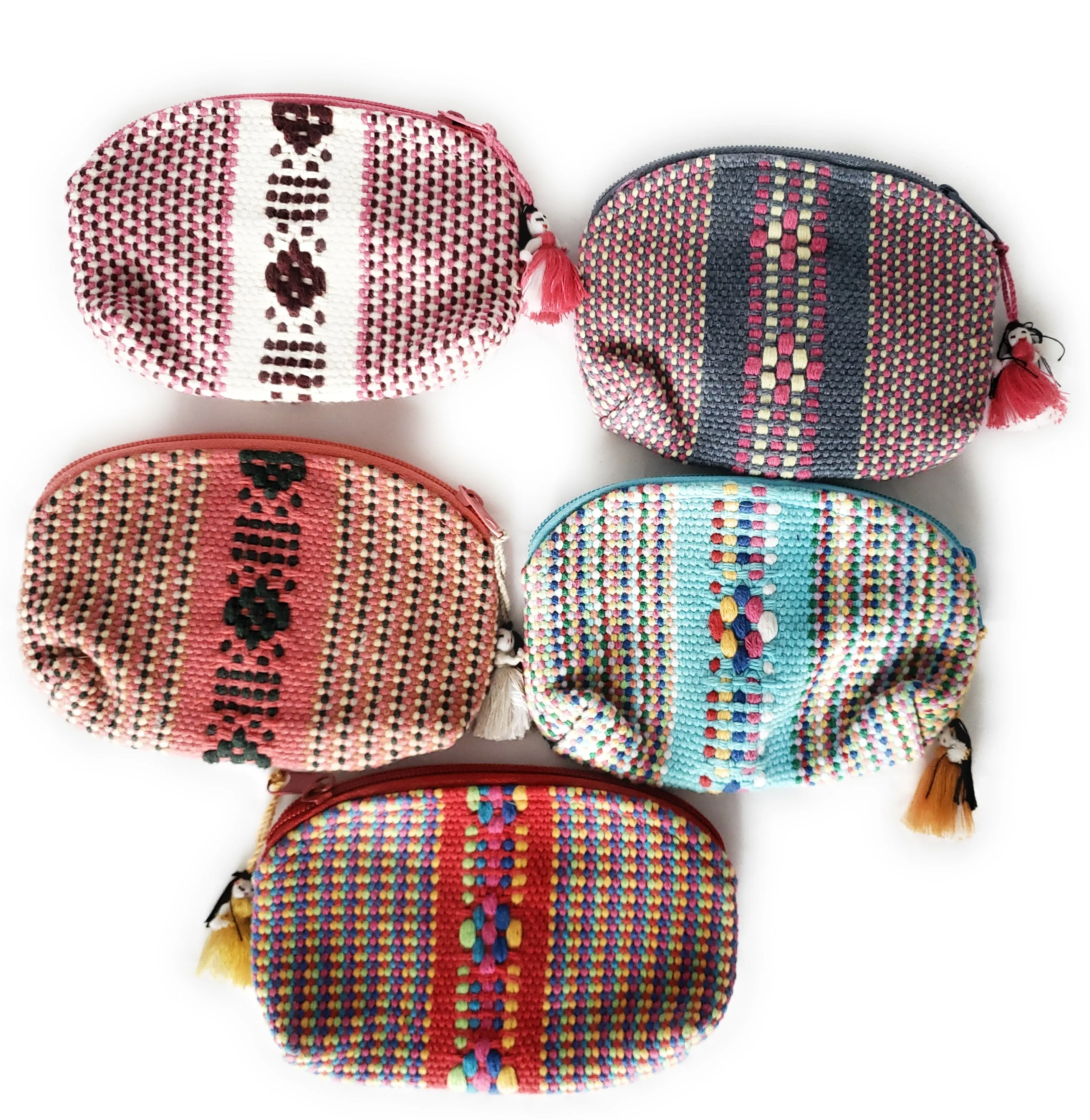 Woven Artisan Travel Pouches from Oaxaca, Mexico