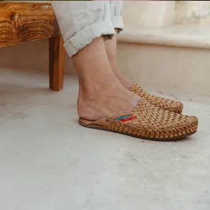 Woven City Slipper in Honey   Stripes by Mohinders
