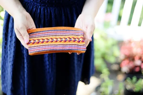 Woven Mexican Pouch from Oaxaca