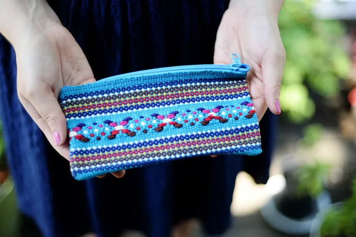 Woven Mexican Pouch from Oaxaca