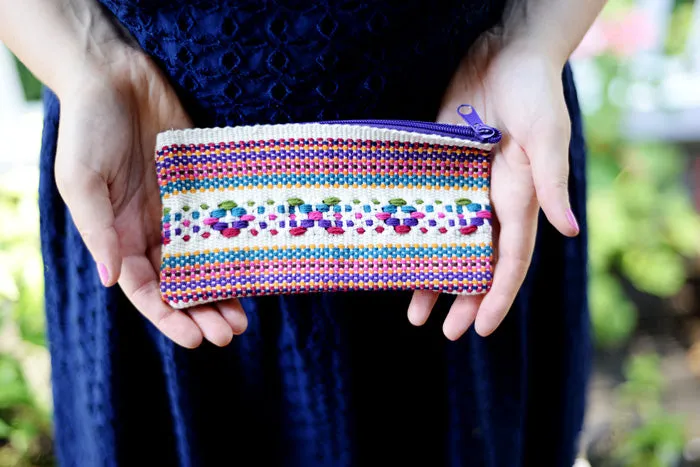 Woven Mexican Pouch from Oaxaca
