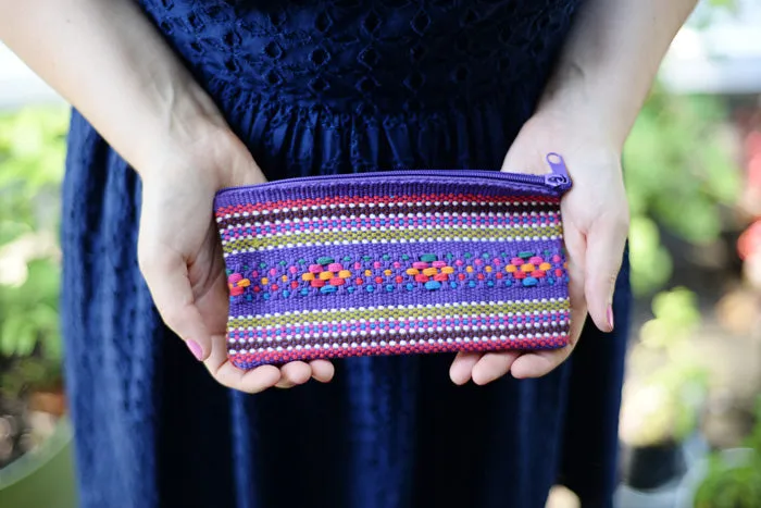 Woven Mexican Pouch from Oaxaca
