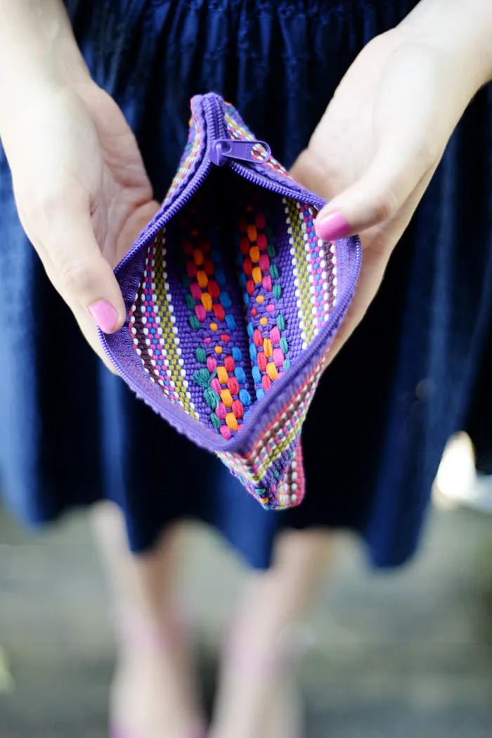 Woven Mexican Pouch from Oaxaca