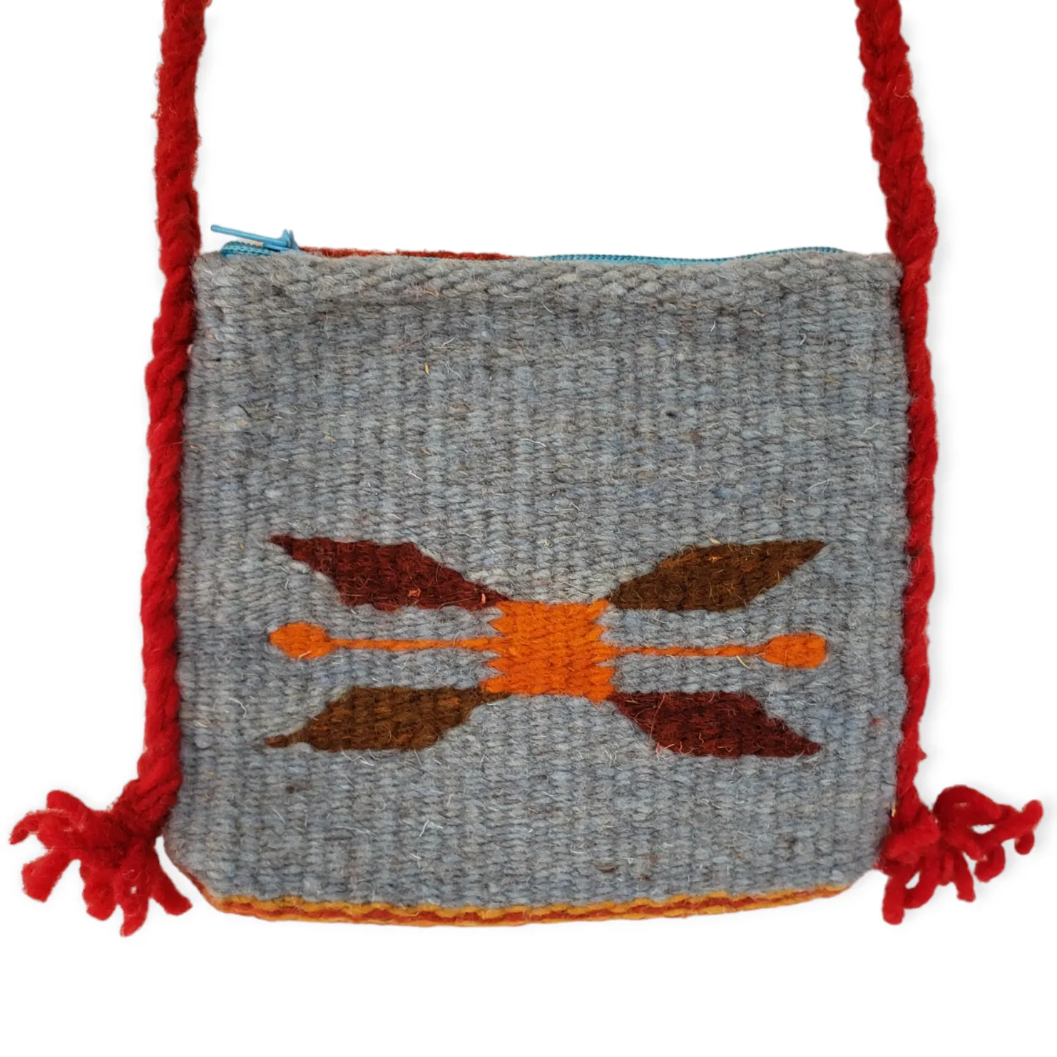 Woven Small Bag with Two Patterns
