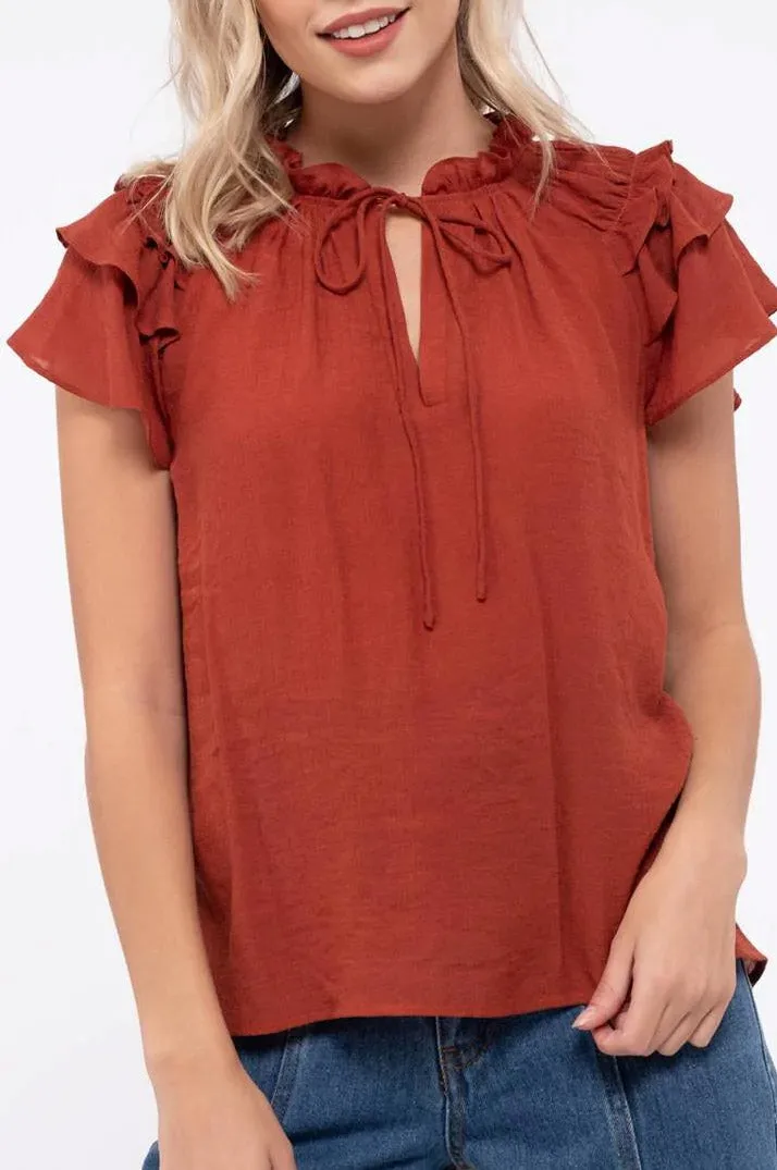 Wren Ruffle Top