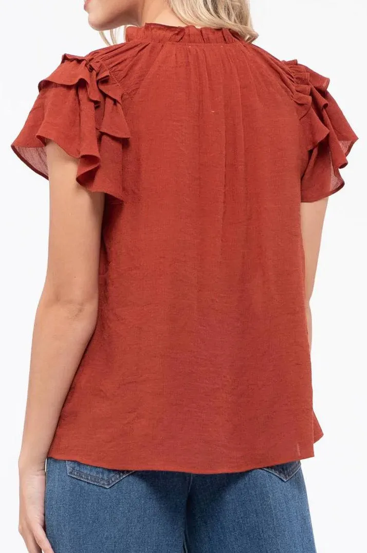 Wren Ruffle Top