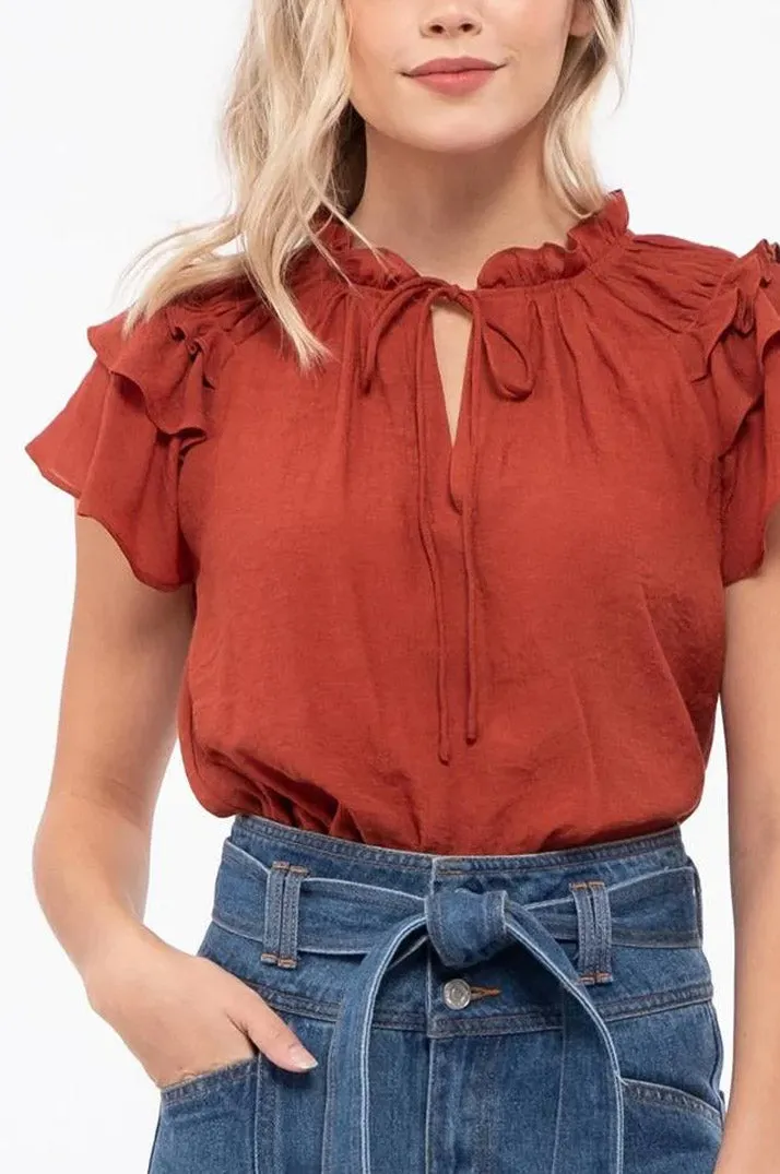 Wren Ruffle Top