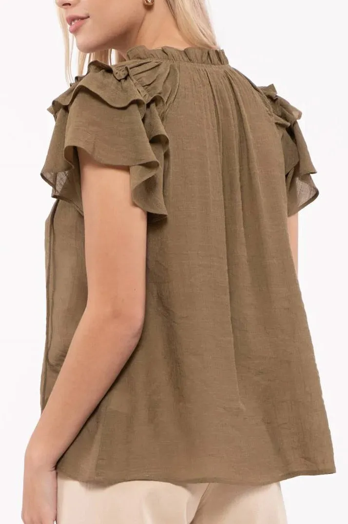 Wren Ruffle Top