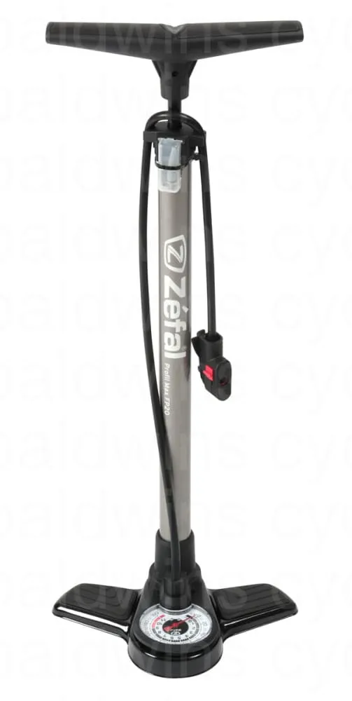 Zefal FP20 Steel Silver Floor Pump