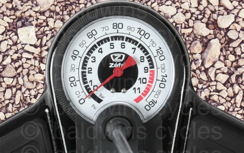 Zefal FP20 Steel Silver Floor Pump